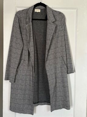 Houndstooth blazer jacket